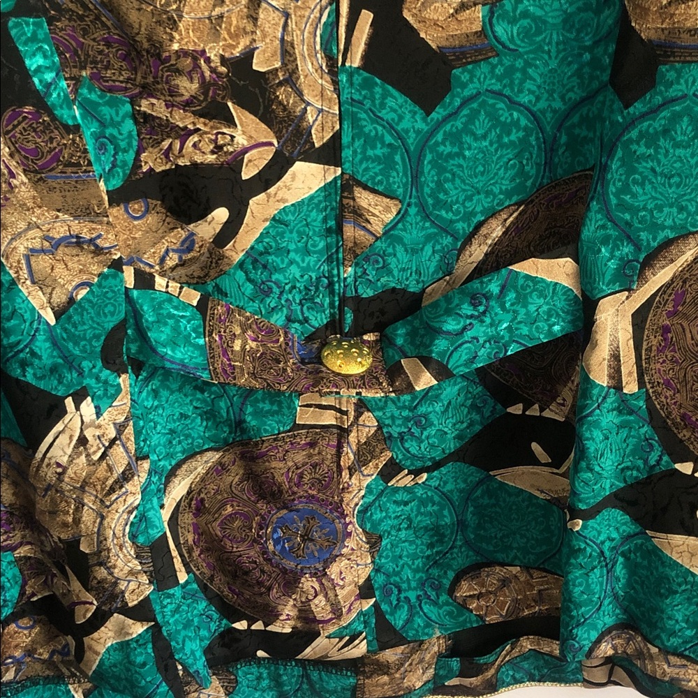 Women's Multicolor Patterned Jacket - Picture 12 of 12